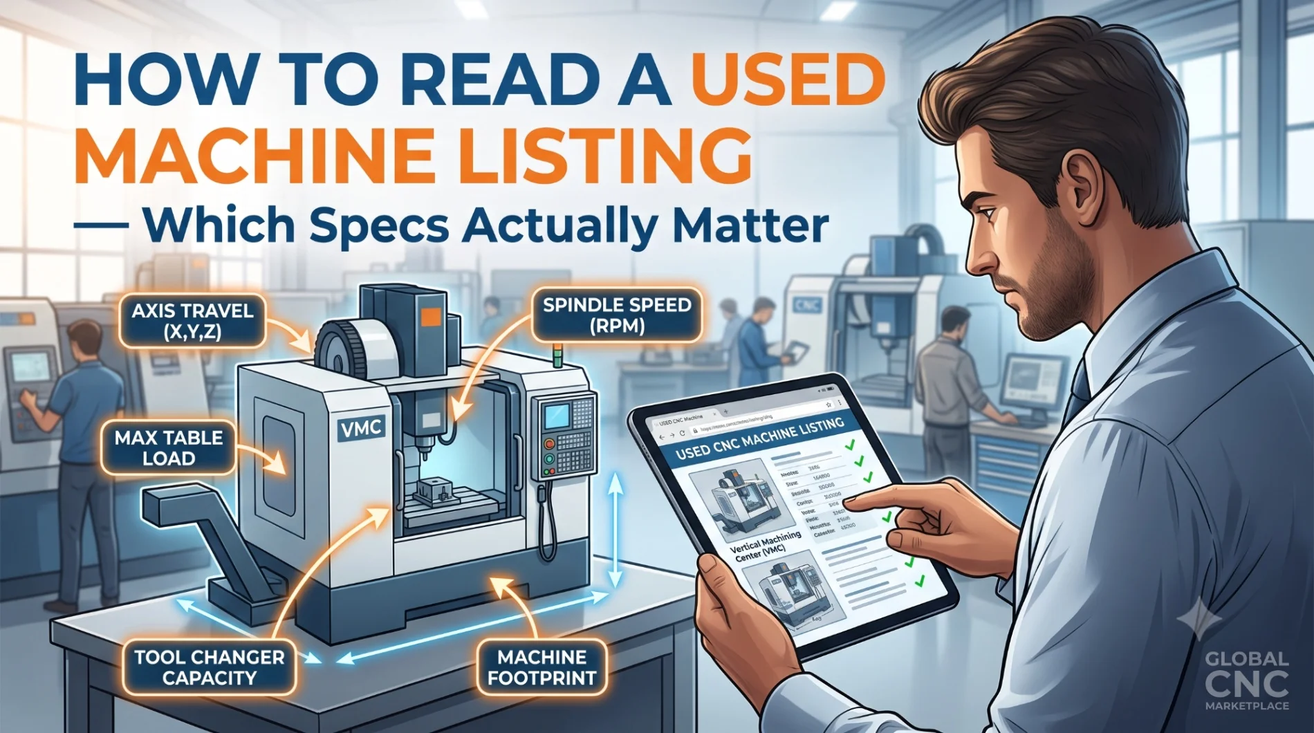 How to Read a Used Machine Listing — Which Specs Actually Matter